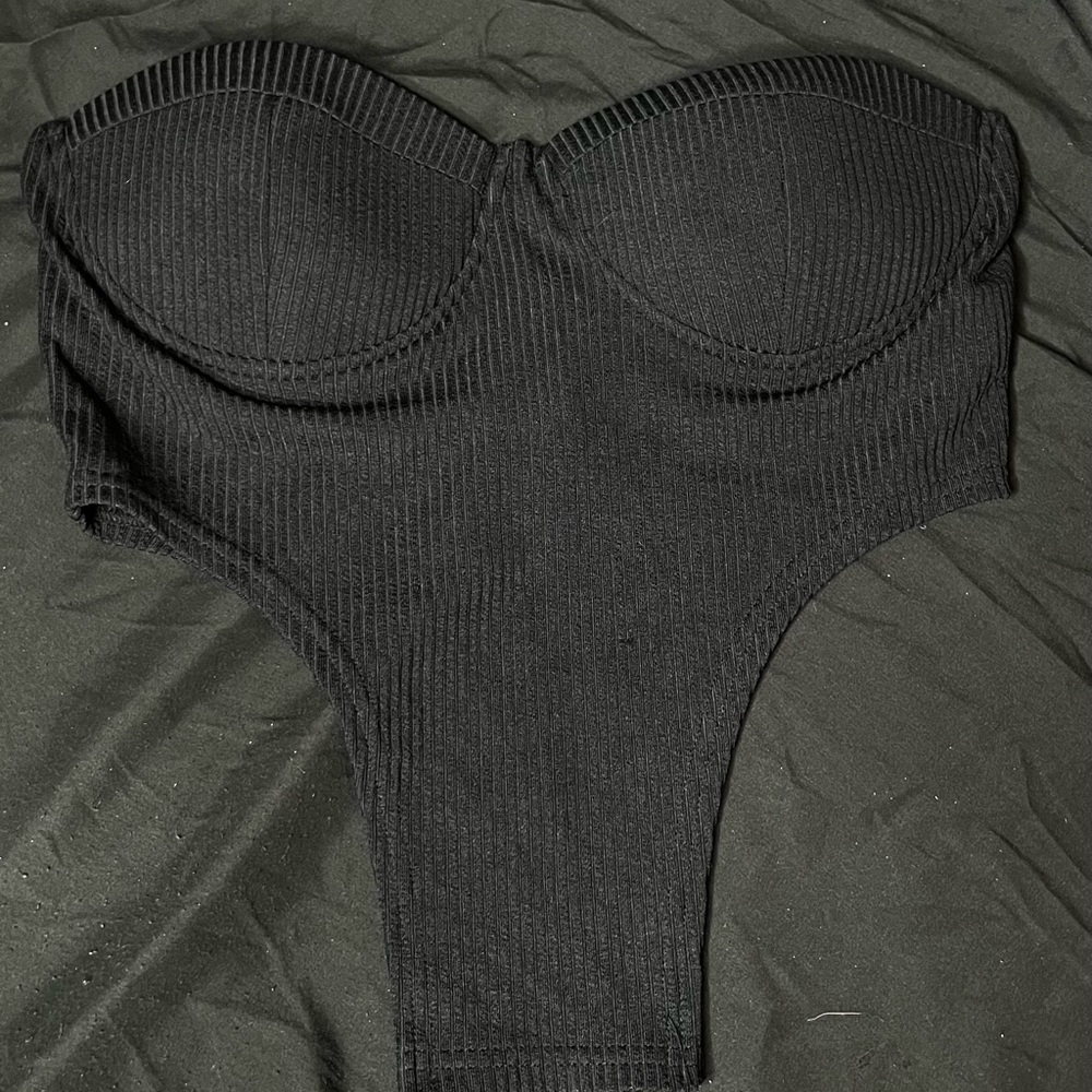 Black Crop Top